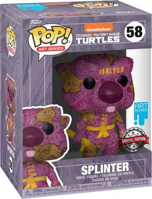 Produktbild von Teenage Mutant Ninja Turtles - Artist Splinter 58 Art Series Special Edition - Funko Pop! Vinyl Figur