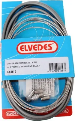 Produktbild von Elvedes bremsseilsatz 1700/2350 mm Edelstahl silber/grau