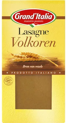 Immagine prodotto di Grand'Italia Lasagne Integrali 250g - Sfoglia per lasagne integrali di alta qualità