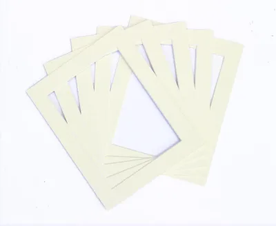 10er-Pack Passepartouts, 12x10 Zoll, säurefrei, Weißkern