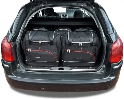 Obrázok produktu pre Tašky do kufra PEUGEOT 407 SW 2004-2011 5ks KJUST