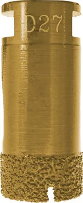 Produktbild von Profi Fliesenbohrkrone Vakuum M14 Trocken Ø 27 mm  / NL 45 mm