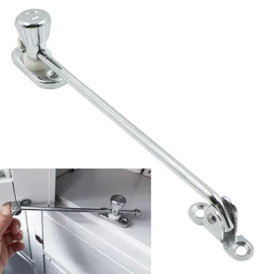 Imagen del producto de TRANKIELO® - Sistema de seguridad para ventanas, ajustable – Aleación de zinc resistente con acero – Ideal para ventanas abatibles