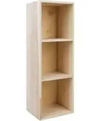 Produktbild von Rayher Hobby GmbH Holz Deko-Kasten, 32x11x8,7cm, 3 Innenfächer Sonstige