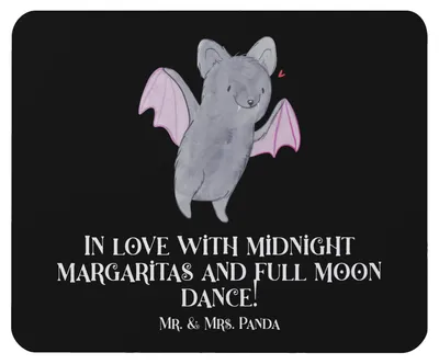 Produktbild von Mr. & Mrs. Panda Mauspad Halloween Magie - Schwarz - Geschenk, Mouse Pad, Mousepad, pc, Halloween-Partys, Gruselparty, einzigartige Designs, Geschenke, Familienfeste