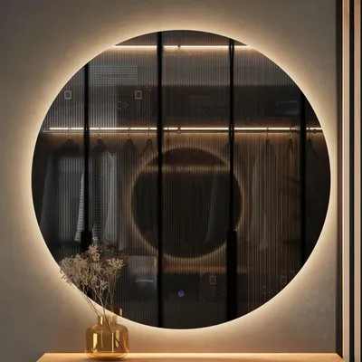 Produktbild von Wandspiegel NOVA rund 100 cm mit LED Beleuchtung
