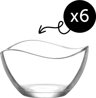 Immagine prodotto di LAV 6-TLG. Ciotole in vetro Vira 310ml Ciotole per dessert Bicchieri in vetro per antipasti