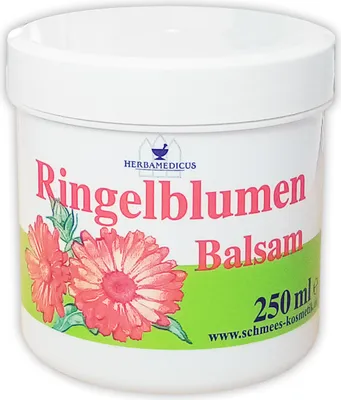 Produktbild von RINGELBLUMEN BALSAM 250ml Hautpflege Schutzcreme Baby Herbamedicus Creme Gel 01