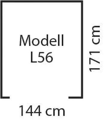 Produktbild von Globel Gerätehaus Wand-Zierde LeanTo