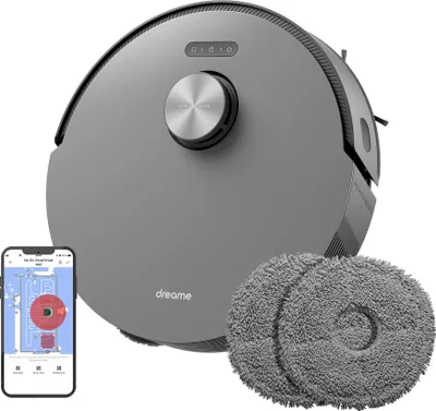 Image de Dreame L10s Pro Robot aspirateur Fonction d'essuyage Tampons rotatifs Vacuum Rouge