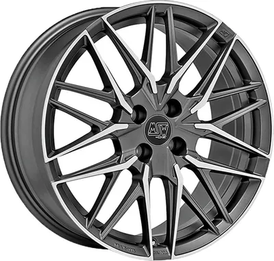 Produktbild von Alufelge Msw Msw 50-4 7X17 4X100 Et 37 Matt Gun Metal Full Polished (Mgmfp)