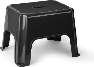 Produktbild von Plasticforte Kuchenhocker/Schritt - 40 x 30 x 28 cm - schwarz