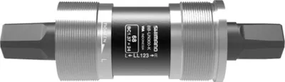 A product shot of a bicycle bottom bracket.