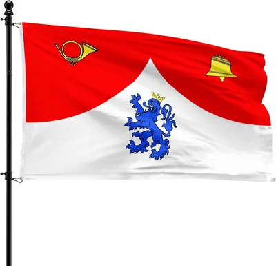Imagen del producto de Banderas municipales de Tellin, 90 x 150 cm, de poliéster, para asta de bandera