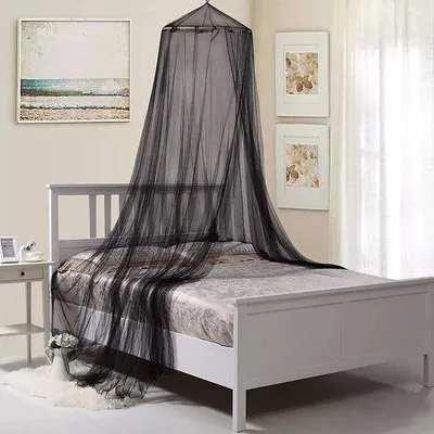 Productafbeelding van Famanu muggennet voor babybed - polyester - wit - 0,6 x 2,6 x 11 meter