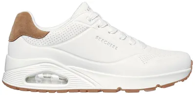 Produktbild von Skechers Uno Suited On Air White Leather / Grey Größe EU 47,5