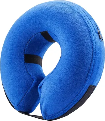 Image de BENCMATE Collier de protection gonflable pour chiens et chats, collier de récupération à cône souple pour chiens et chats, collier de récupération à cône souple pour chiens et chats, collier de récupération à cône souple pour chiens et chats