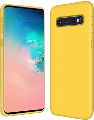 Obrázek produktu pro Samsung Galaxy S10 ochranný kryt na mobilní telefon silikonové gelové pouzdro na mobilní telefon, žluté