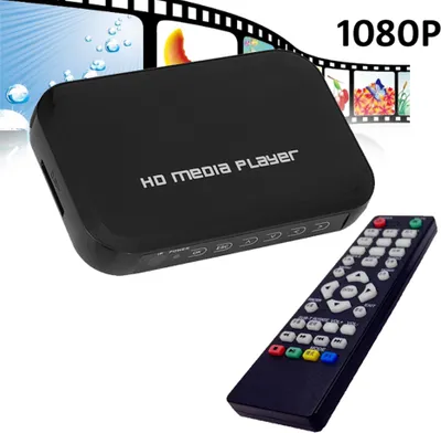 Produktbild von A28C USB Multimedia TV Media Player – 1080p Full HD | HDMI / VGA / AV / YPbPr | SD/MMC Karten | IR Fernbedienung
