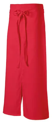 Produktbild von Bistroschürze B 100 x L 100 cm rot : rot : 65% Polyester 35% Baumwolle
