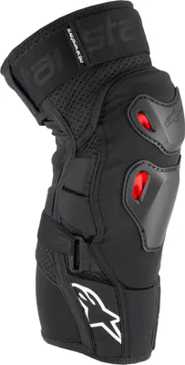 Image de Alpinestars genouillère Biopro noir/rouge/blanc