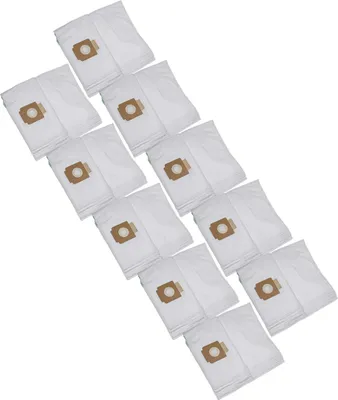 Produktbild von vhbw 50x Staubbeutel Ersatz für Kärcher 6.904-315.0 für Staubsauger - 36,5cm x 23,3cm Weiß