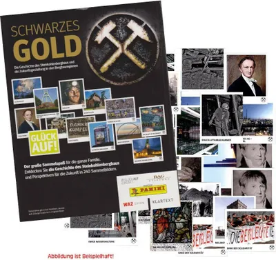 Produktbild von Schwarzes GOLD - Sammelsticker - Komplettsatz + Album
