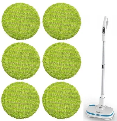 Obrázek produktu pro Elektrické mopové utěrky, kulaté, 16 cm, 6 kusů