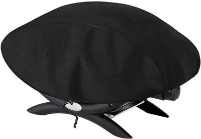 Immagine prodotto di Copertura resistente alle intemperie per barbecue a gas da tavolo, tessuto Oxford, 70x45x32 cm, nero