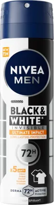 Image de NIVEA MEN - Déodorant Spray - Black & White Ultimate Impact - 150 ml - 1 Stück