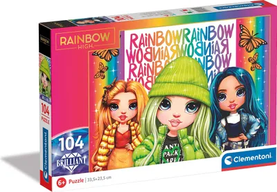 Produktbild von Clementoni - 20342 - Supercolor Puzzle Brilliant Rainbow High - Puzzle Mit 104 Teile - Puzzle Für Kinder Ab 6 Jahren,  Italy