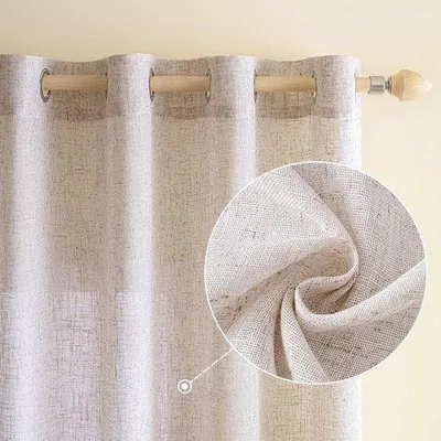 Produktbild von Linen-Look-Vorhänge - multifunktional - Set aus 2 - 140 x 215 cm - weich und langlebig