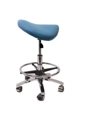 Obrázek produktu pro Ergonomická stolička s opěrkou zad a pryžovými kolečky