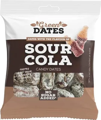 Produktbild von Green Dates Sour Cola 90g