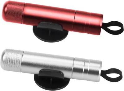 Image de Kit de freinage 2-en-1, 2 pièces, argent-rouge, câble métallique