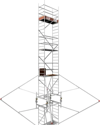Produktbild von ALTEC Rollfix 800 | inkl. Rollen (Ø 150 mm) | Standardtraverse | 4x Dreieckausleger | Rollgerüst