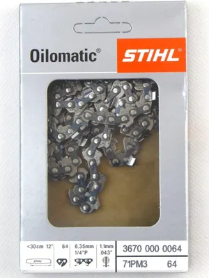 Produktbild von Stihl Picco Micro 3 (PM3), Stihl, Micromeißel, 25,4 / 4 mm (1 / 4"), 1,1 mm, 30 cm