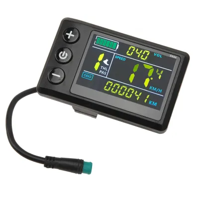 Produktbild von LCD-Anzeigegerät für Elektrofahrräder, ABS, wasserdicht, LCD, S866, Farbdisplay, Bedienfeld für Elektroroller, für Lithium-Modifikationszubehör
