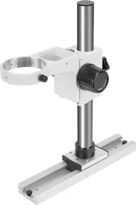 Produktbild von Mikroskop-Objektträger-Schienenständer aus Metall, 360¡ã verstellbarer Mikroskophalter für Kameras