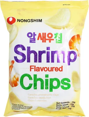 Produktbild von ! Nong Shim Shrimps Chips Geschmack 75g