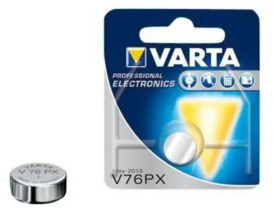 Zdjęcie produktu dla Varta 1x 1.55V V 76 PX, Jednorazowa bateria, SR44, Srebrny-Oksydowany, 1,55 V, 1 szt., Srebrny