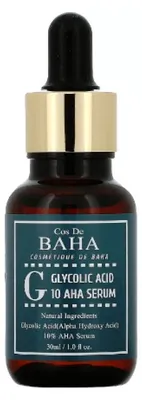 Produktbild von COS DE BAHA - G Glycolic Acid 10 AHA Serum, 30 ml Peeling-Serum mit AHA-Säure