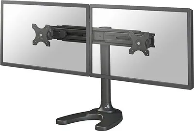 Produktbild von Neomounts FPMA-D700DD - Aufstellung - Voll beweglich - für 2 LCD-Displays - Schwarz - Bildschirmgröße: 48.3-76 cm (19"-30")
