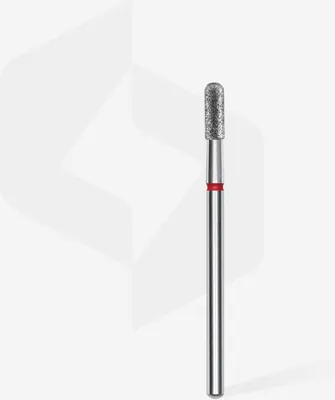 Obrázok produktu pre Staleks | Diamantový valec - červený - 2,3 mm/6,5 mm - vysoká kvalita - na manikúru a pedikúru