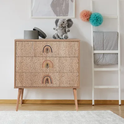Produktbild von Skye Decor, City Trio Rainbow, Kommode, Mehrfarbig, 100 % MELAMINBESCHICHTETE SPANPLATTEN, 80 x 40 x 89 cm