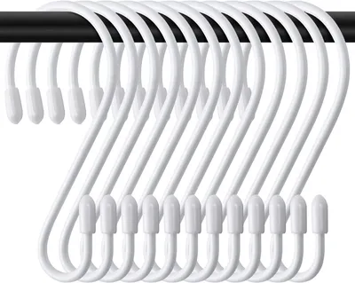 Produktbild von S-Haken Metall, 12 Stück, 8 cm, für Küche und Bad