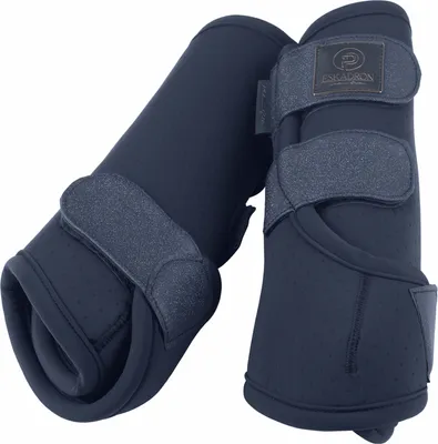Produktbild von Eskadron Pferde Gamaschen Pro Dressage Hind atlantic blue Platinum 2024, Größe:Pony