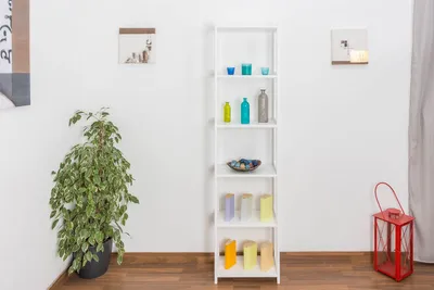 Produktbild von Weißes Regal 50 cm breit