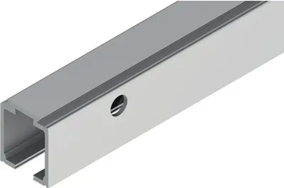 Produktbild von Laufschiene 140 Aluminium EV1 eloxiert Lagerlnge 2100 mm Wandmontage
