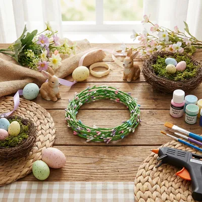 Immagine prodotto di di Pasqua colorata - 65 cm - 4 pezzi per confezione. 1 pezzo [57947]
